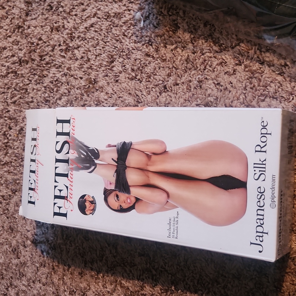 Fetish Fantasy Series Black Japanese Silk Rope